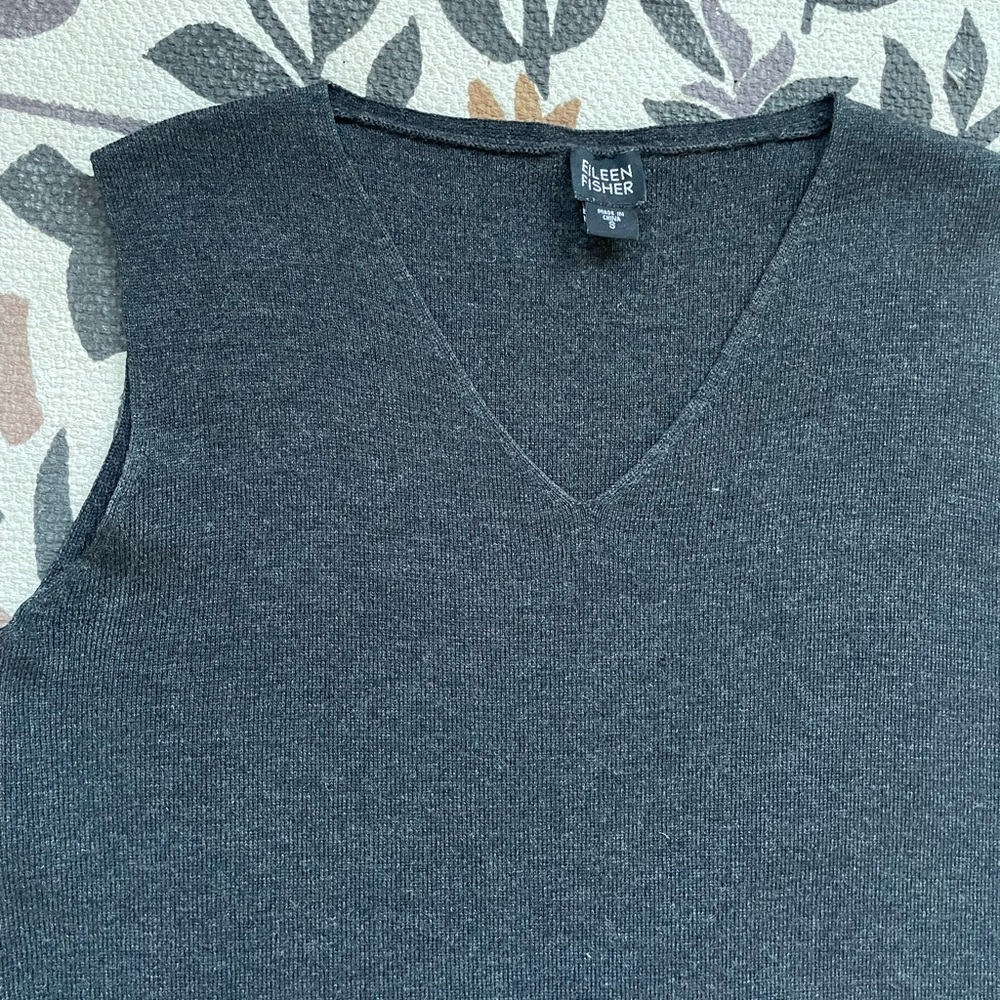 Beautiful grey wool Eileen Fisher dress